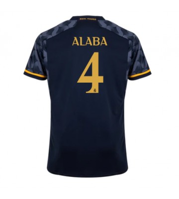 Real Madrid David Alaba #4 Udebanetrøje 2023-24 Kort ærmer
